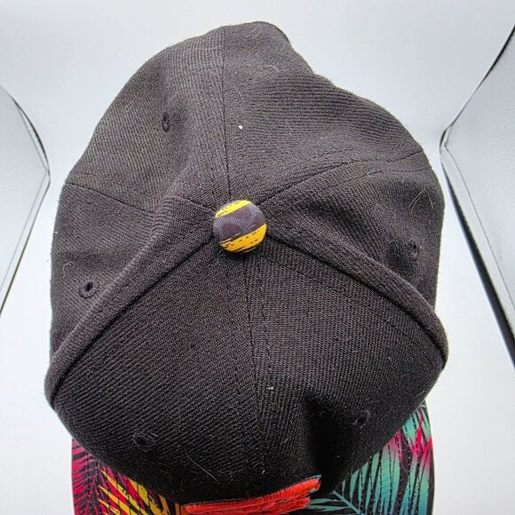 47 Brand Chicago Cubs Snapback Hat Cap One Size Black Multicolor Palm Brim - Picture 5 of 9